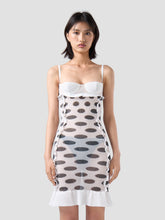 Abito in maglia Medusa - Bianco Ottico | GCDS
