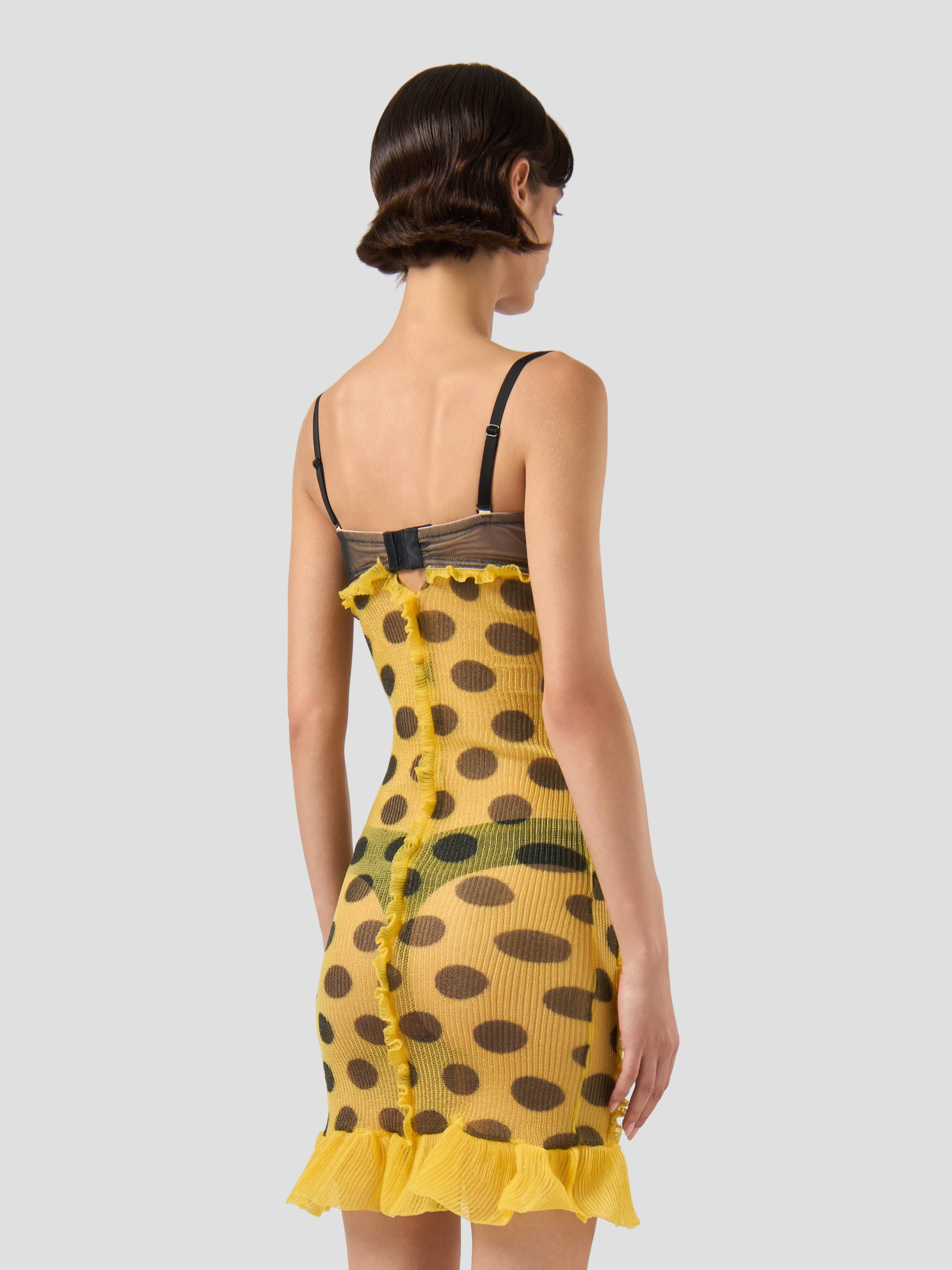 Medusa Knit Dress Yellow