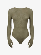 Body seamless con maniche a guanto e logo - Abbigliamento Donna | GCDS