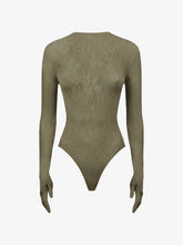 Seamless Logo Glove-Sleeve Bodysuit - Dalla passerella | GCDS
