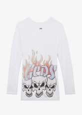 Riders Long-Sleeve Mini Dress - ALL FULL PRICE | GCDS