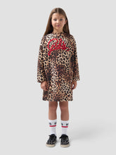 Abito con Stampa Leopardata - Marrone | GCDS