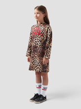 Abito con Stampa Leopardata - Marrone | GCDS
