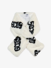 Scarf with Logo - Optic White | GCDS