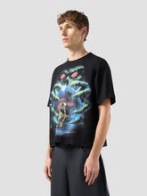 Oversized Cropped Gothic Graphic T-Shirt - FULL PRICE ONLY | GCDS