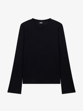 t-shirt manica lunga in jersey - Nero | GCDS