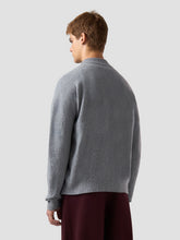 Tailored Varsity Cardigan - Grey | GCDS