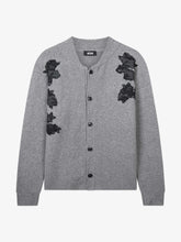 Embroidered Cardigan - Grey | GCDS