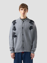 Embroidered Cardigan - Grey | GCDS