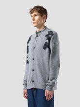 Embroidered Cardigan - Grey | GCDS