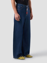 Wide-Leg Denim Trousers with Logo - FULL PRICE ONLY | GCDS