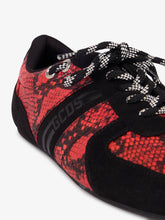 Sneaker Lace-Up Python - Red | GCDS