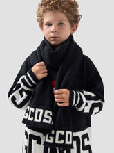 Scarf with Logo - Black | GCDS