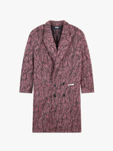 Giuly Brushed Coat - Mauvewood | GCDS