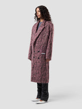 Giuly Brushed Coat - Mauvewood | GCDS