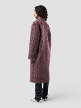 Giuly Brushed Coat - Mauvewood | GCDS