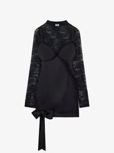 Lace Dress with Logo - Dresses for Women | GCDS