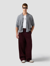 Tailored Varsity Cardigan - Grey | GCDS