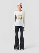 T-Shirt a Maniche Lunghe Gothic - Osso | GCDS
