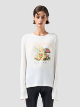 T-Shirt a Maniche Lunghe Gothic - Osso | GCDS