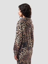 Leopard Print Waffle Zip Hoodie - FULL PRICE ONLY | GCDS