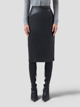 Midi Pencil Skirt - Black | GCDS