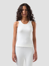 Ribbed Tank Top - Cloud Dancer | GCDS