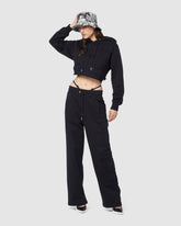 Embroidered Gcds wide sweatbottoms - Archive | GCDS