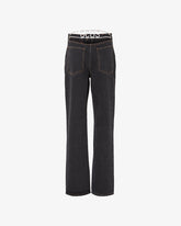 Chocker Denim Trousers - Women