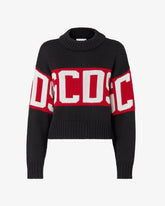 Gcds logo band boxy sweater - Women