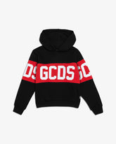 Felpa con cappuccio Band Logo - Nero | GCDS