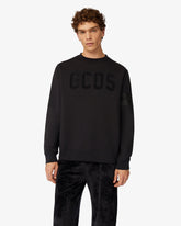 Gcds Logo Velvet Crewneck - Archive | GCDS