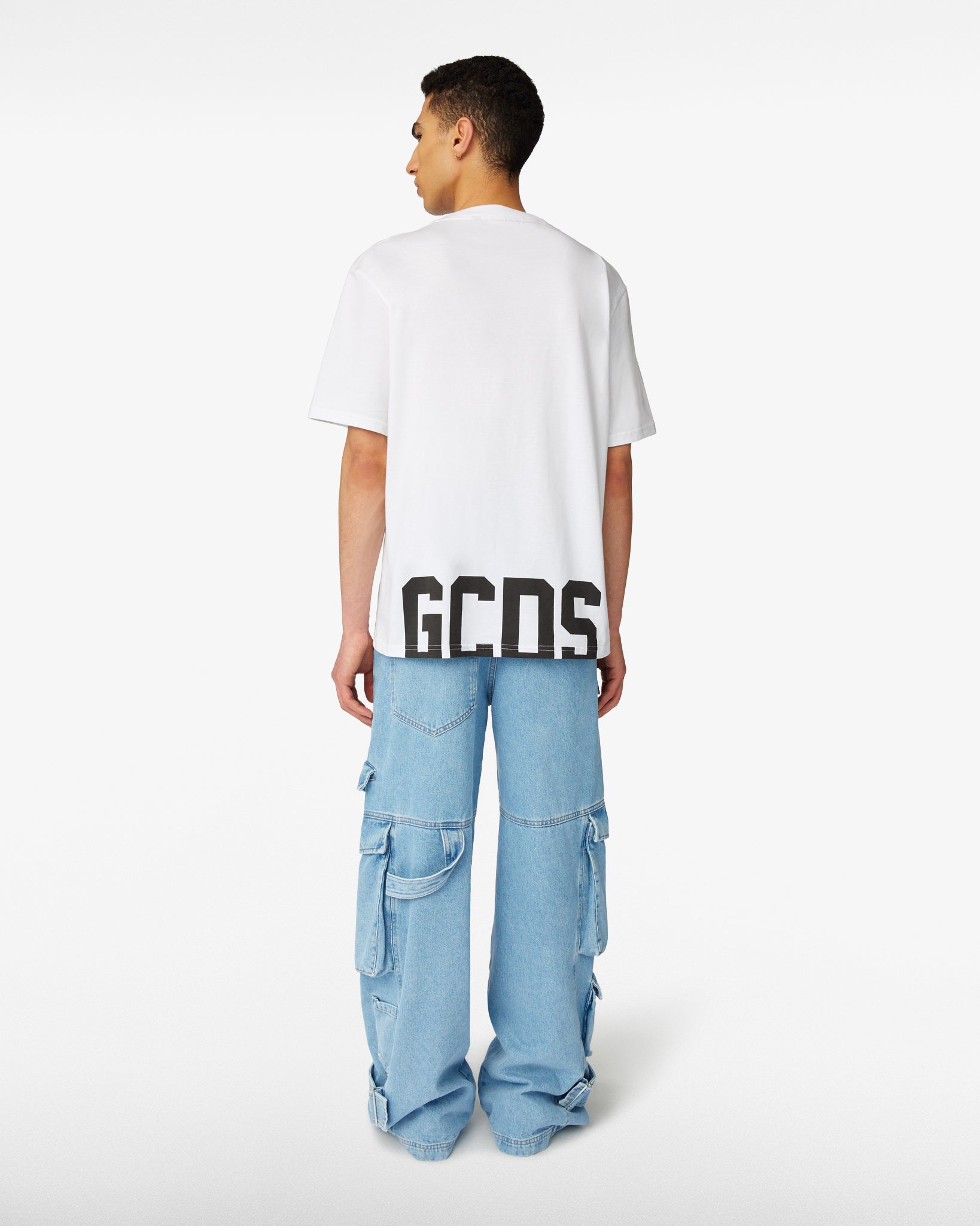 Low Band Logo T-shirt White | GCDS Official Website