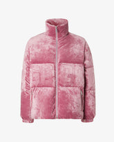 Gcds Logo Band Velvet Puffer Jacket - Archive | GCDS