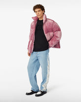 Gcds Logo Band Velvet Puffer Jacket - Archive | GCDS