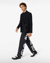 Gcds Graffiti Wide Denim Trousers - Archive | GCDS