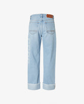 Gcds Relaxed Laser Denim Trousers - Archive | GCDS