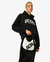 Comma Small Faux Fur Logo Hobo Bag - ALL FULL PRICE | GCDS