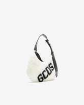 Comma Small Faux Fur Logo Hobo Bag - ALL FULL PRICE | GCDS