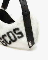 Comma Small Faux Fur Logo Hobo Bag - Archive | GCDS