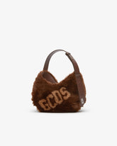 Comma Small Faux Fur Logo Twist Bag - Archive | GCDS