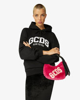 Comma Small Faux Fur Logo Hobo Bag - ALL FULL PRICE | GCDS