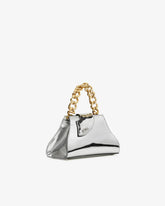 Comma Mirror Small Handbag - Archive | GCDS