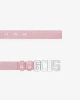 Glitter Logo Belt - Archive | GCDS