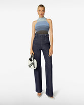 High Waist Denim Trousers - Archive | GCDS