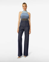 High Waist Denim Trousers - Archive | GCDS