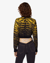 Zebra Lurex Jacquard Sweater - Archive | GCDS