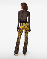 Zebra Lurex Knit Trousers - Archive | GCDS