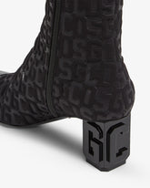 Monogram Logo Heel Ankle Boots - Archive | GCDS