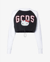 Felpa crop con cappuccio Hello Kitty - Abbigliamento Donna | GCDS